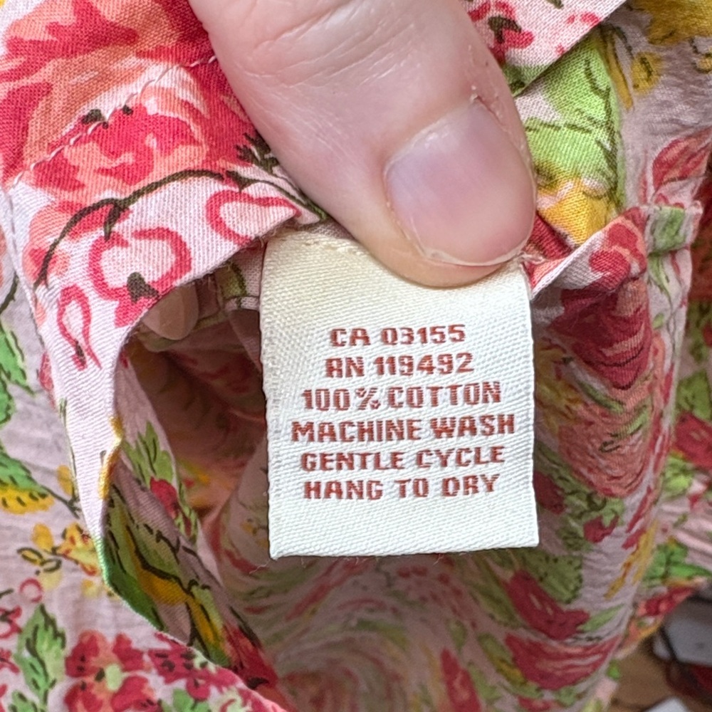 April Cornell Button Down Floral Maxi Dress - Picture 7 of 9